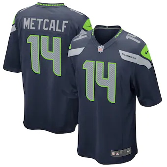 mens nike dk metcalf college navy seattle seahawks game jer